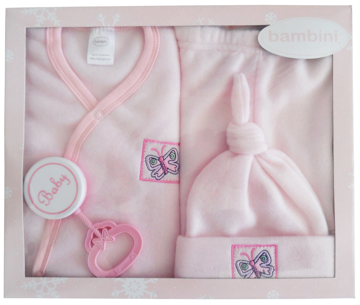 Pink 4-Piece Gift Set - Newborn