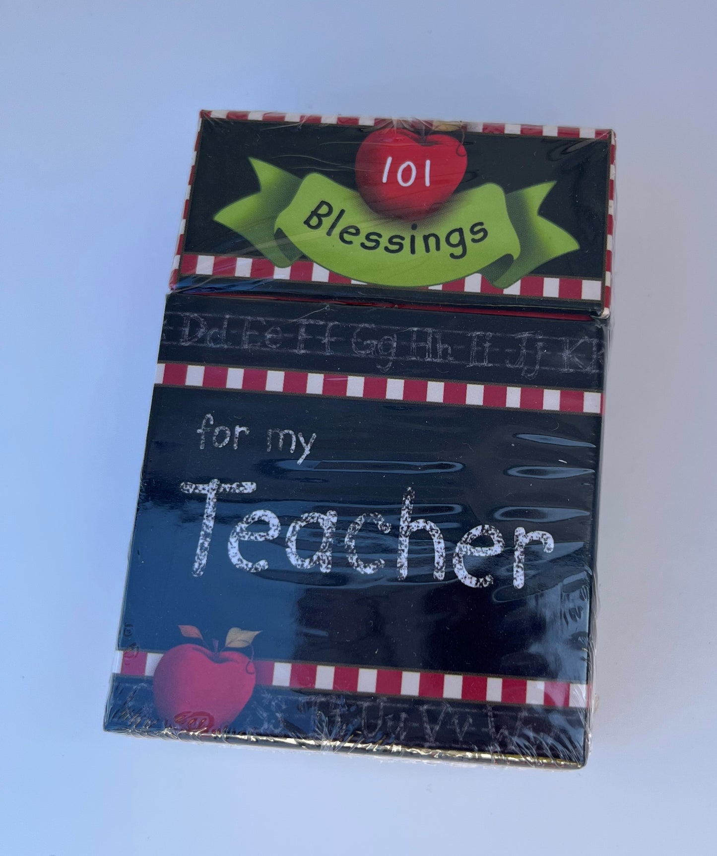 Teacher Thank You Gift - Reusable Bag & 101 Blessings and Messages Cards