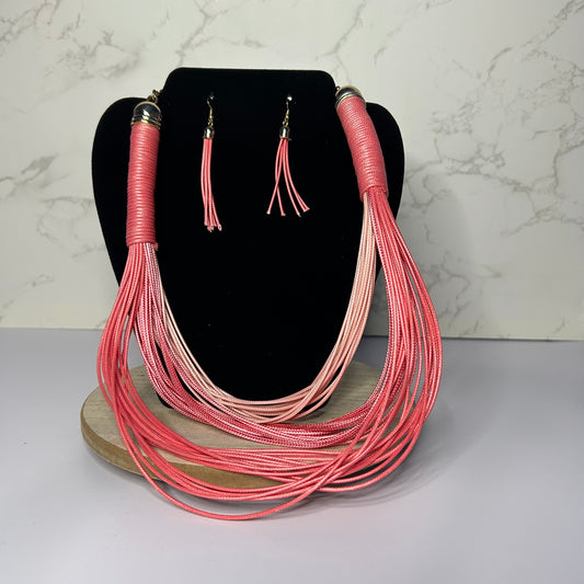 Layered Strands Necklace Set