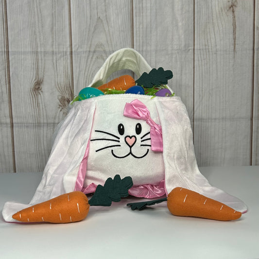 Bunny with Floppy Ears Easter Basket Bag