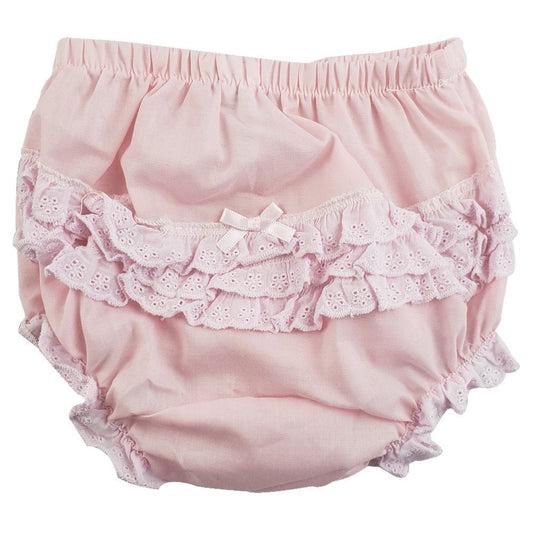 Ruffled underpants-pink