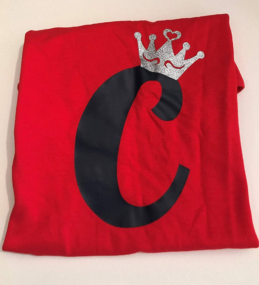 Kids C with crown T-shirt, Size XS