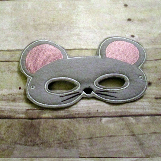 Handcrafted Pretend play felt mouse mask for kids
