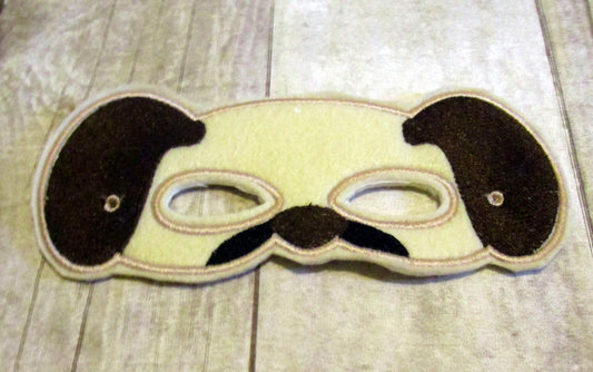 Handcrafted Felt pretend play puppy mask for kids
